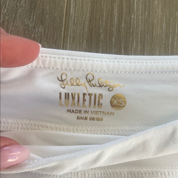 Lilly Pulitzer White Mini Skirt with Colorful Trim - Picture 2 of 5